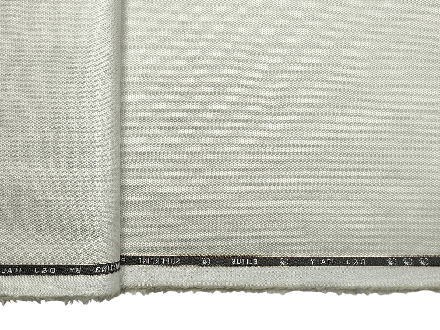D&J Italy 100% Superfine Premium Giza Cotton Shirting Fabric (Pista, Dobby Design)