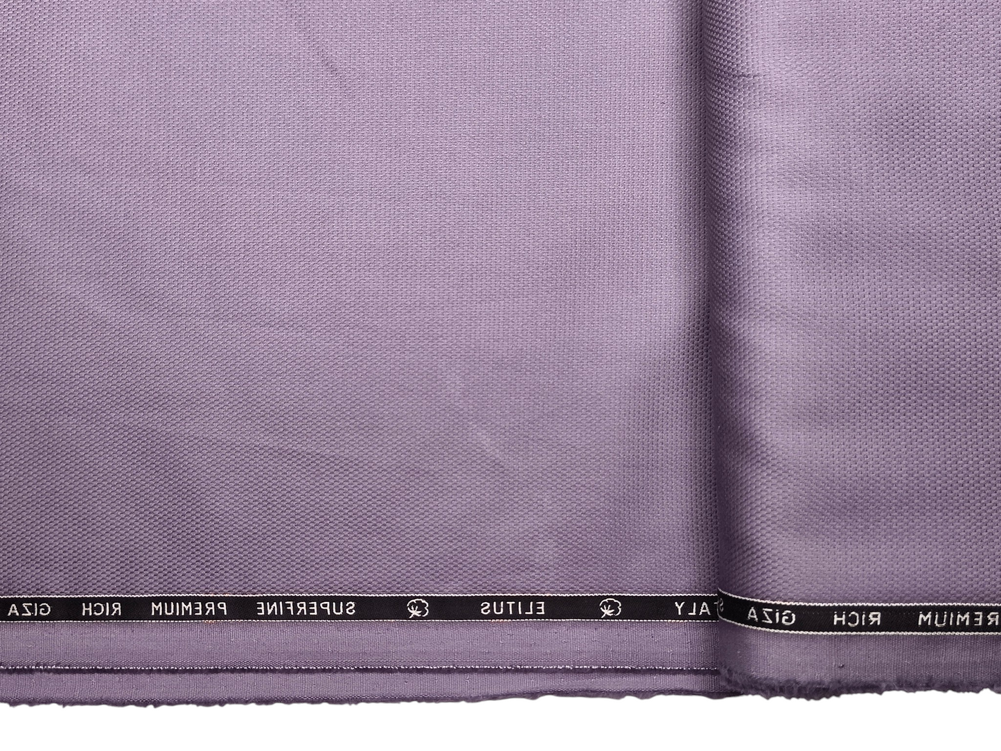 D&J Italy 100% Superfine Premium Giza Cotton Shirting Fabric (Violet, Dobby Design)