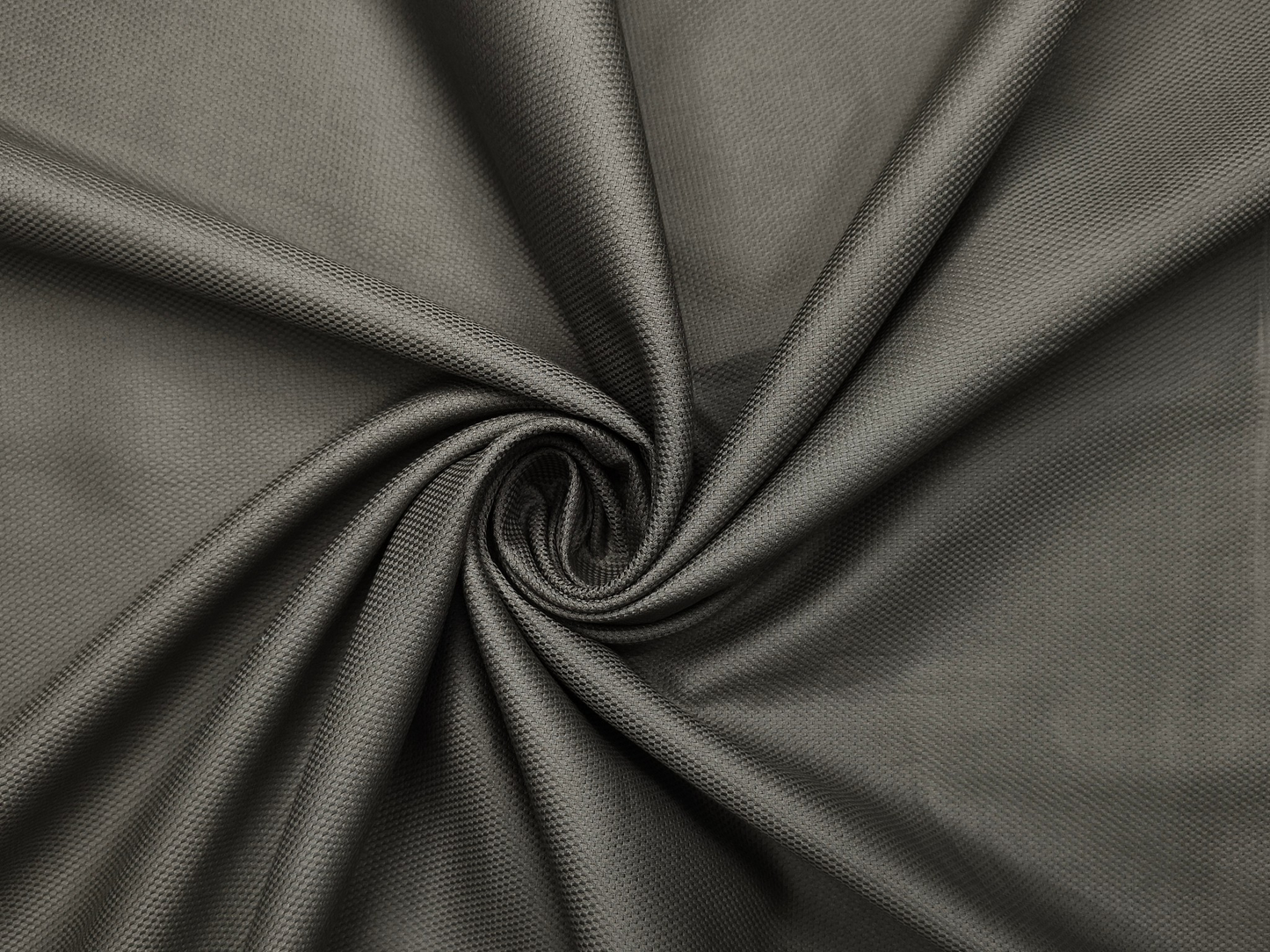 D&J Italy 100% Superfine Premium Giza Cotton Shirting Fabric (Olive Grey, Dobby Design)