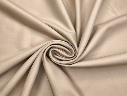 Canetti Italy Premium TR Stretched Suiting Fabric (Cream Beige , Plain)