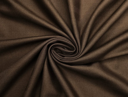 Canetti Italy Premium TR Suiting Fabric (Camel Brown, Herringbone)
