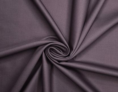 Canetti Italy Premium TR Stretched Suiting Fabric (Violet Grey, Self Textured)