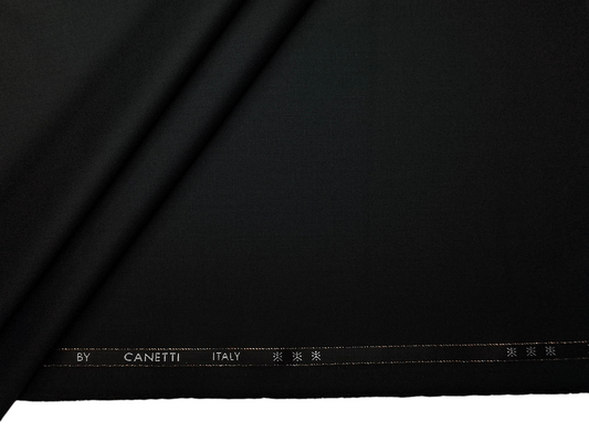 Canetti Italy Premium TR Suiting Fabric (Deep Bottle Green, Plain)
