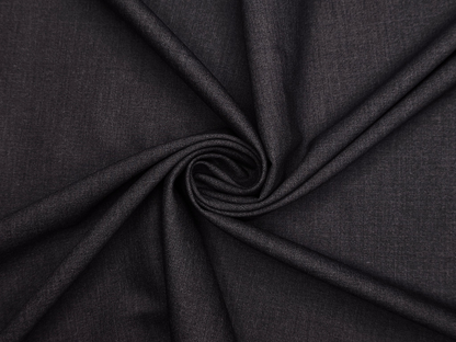 Canetti Italy Premium TR Stretched Suiting Fabric (Grey , Plain)