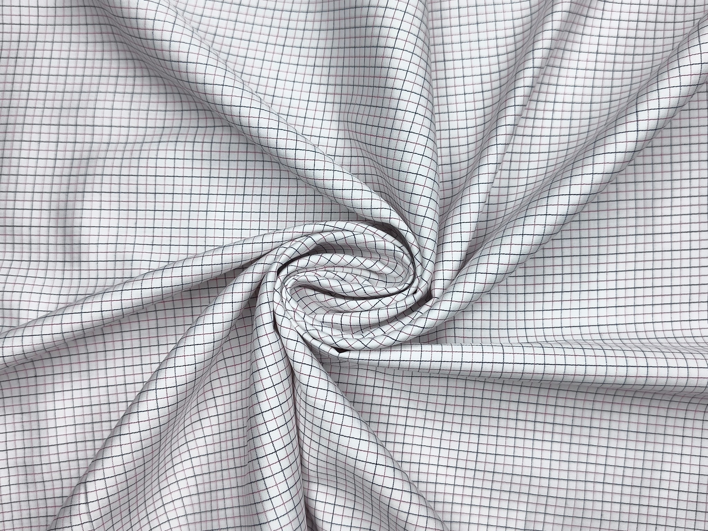 Arvind Fashionable Trendy Collection 100% Premium Cotton Shirting Fabric (White, Checks)