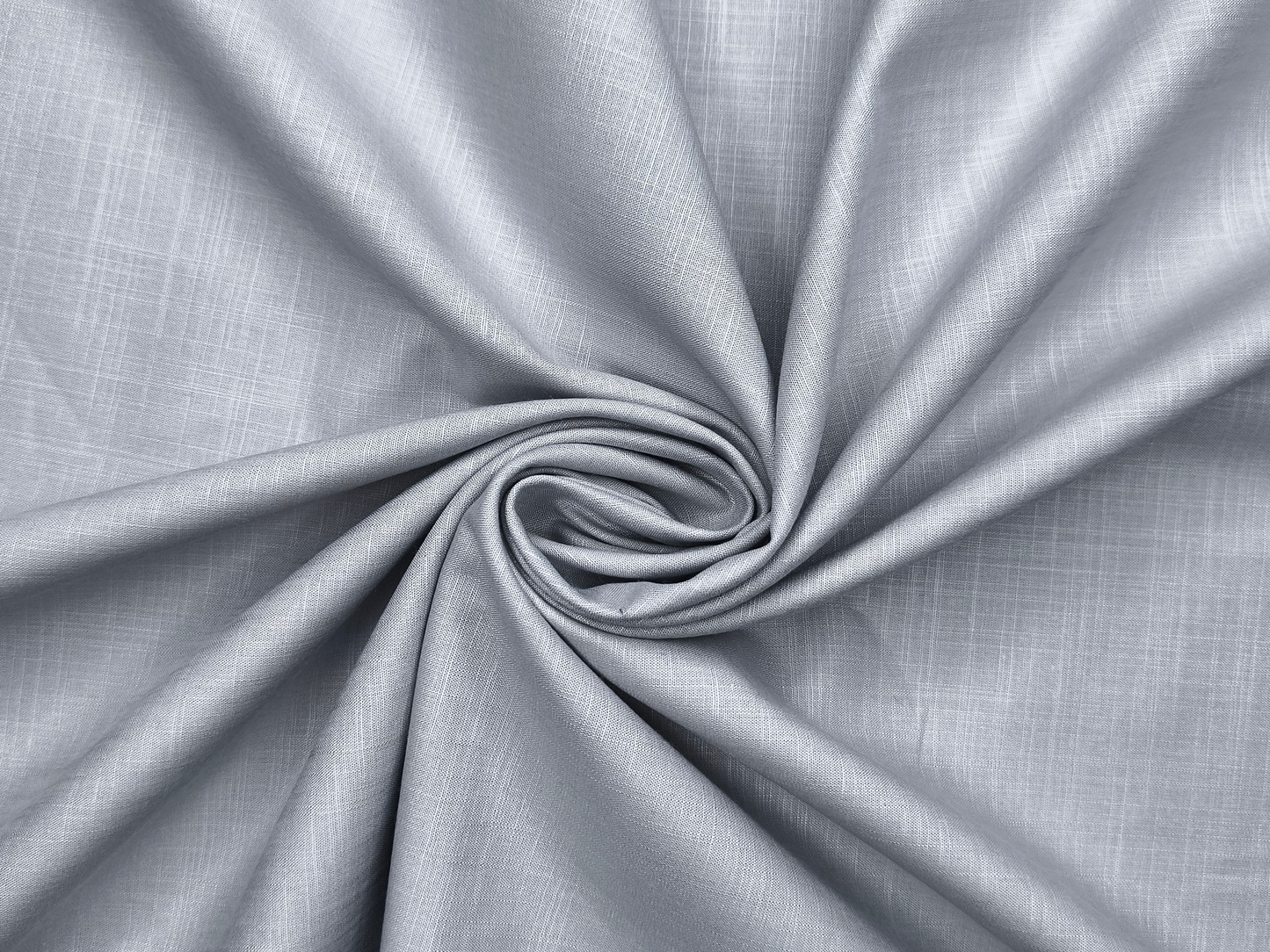Arvind Tresca 100% Superfine Premium Cotton Shirting Fabric (Light Grey, Slub Design)