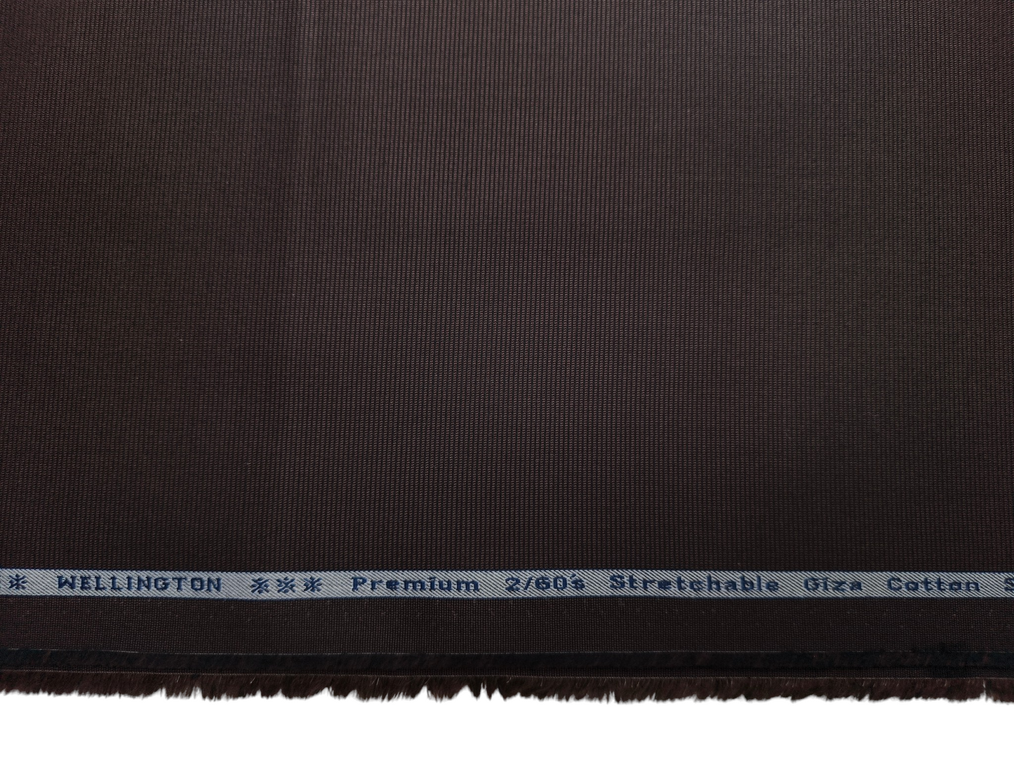 Arvind Tresca 2/60s Wrinkle Resistant 100% Pure Giza Cotton Suiting Fabric (Charcoal Brown, Micro Weave)