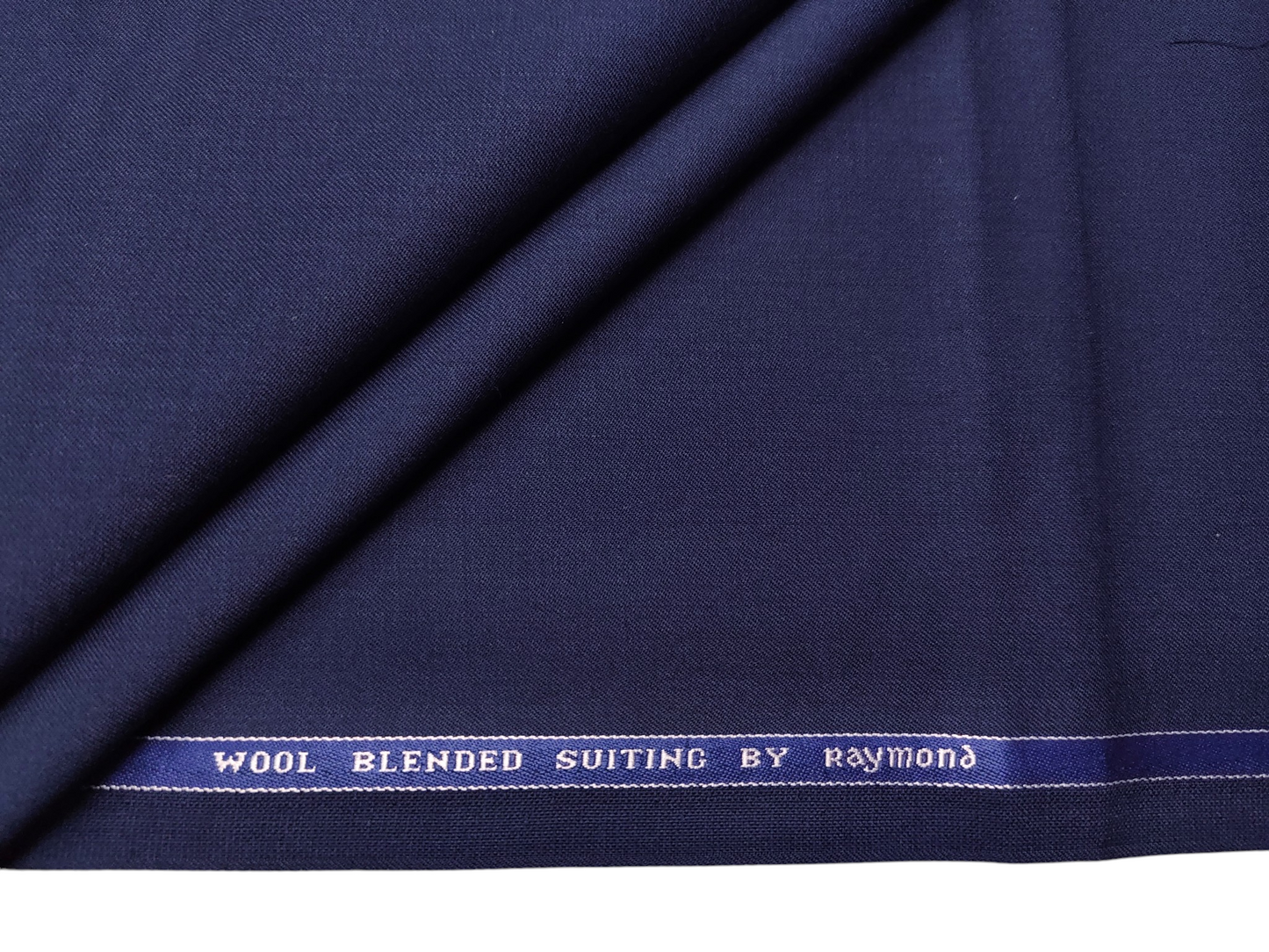 Raymond 80% Wool 20% Sorona Blended Premium Suiting Fabric (Classic Royal Blue, Plain)