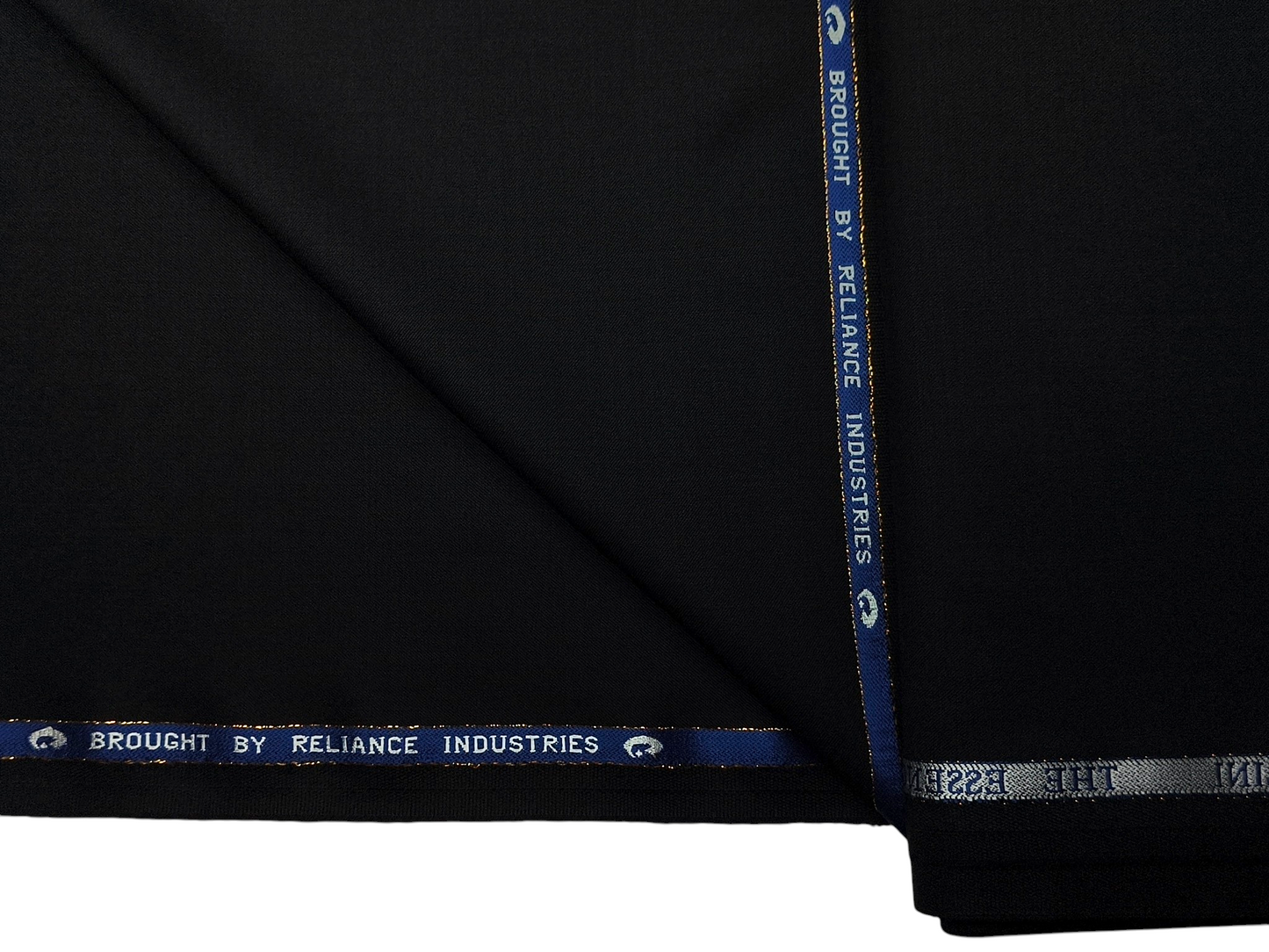 Georgia Gullini Italy 45% Wool Super 110s Merino Wool Blended Suiting Fabric (Black, Plain)