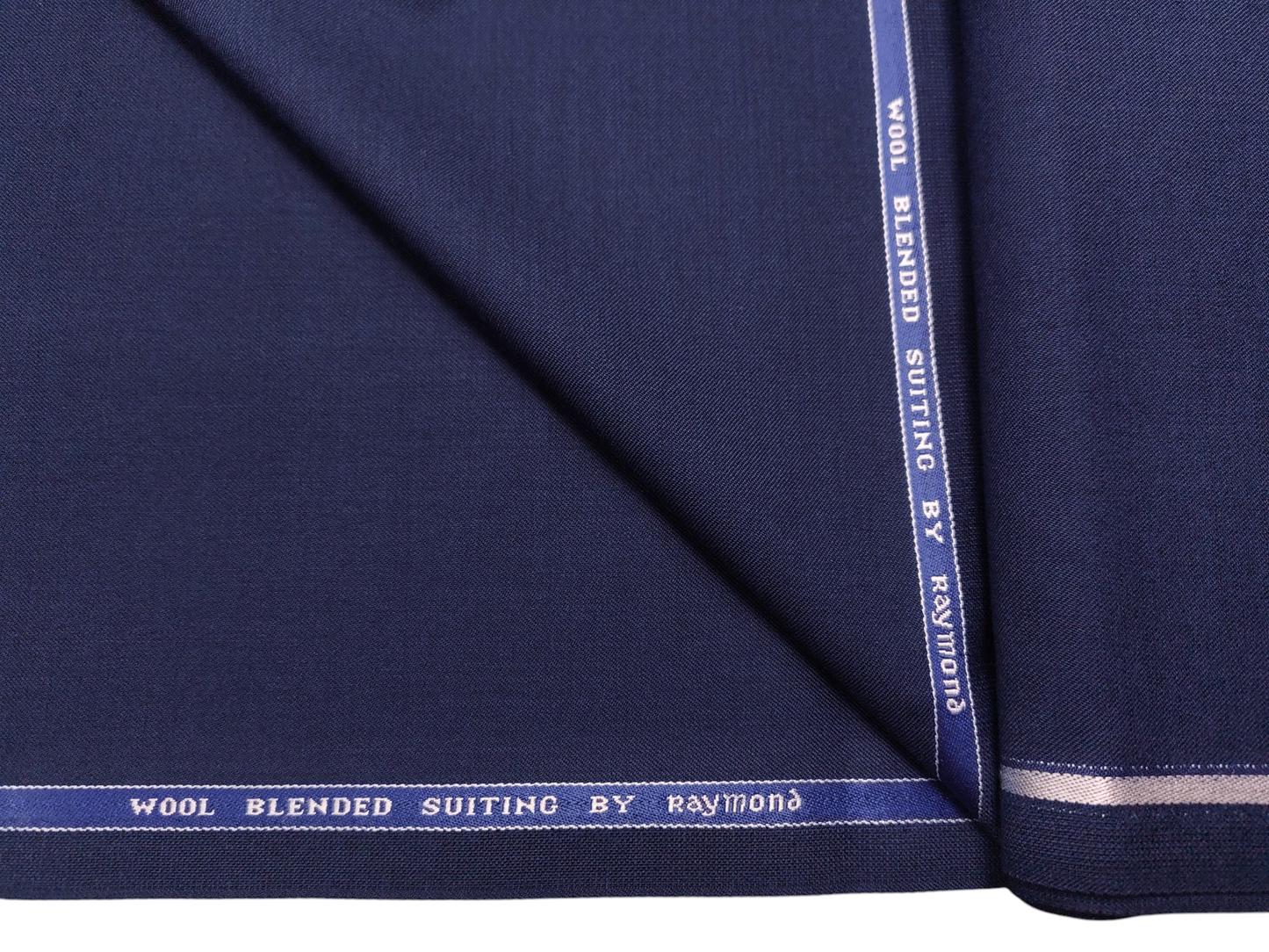 Raymond 80% Wool 20% Sorona Blended Premium Suiting Fabric (Classic Royal Blue, Plain)