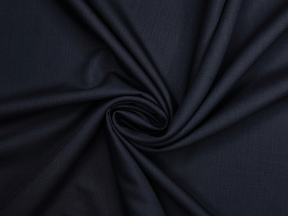 Georgia Gullini Italy Super 120s Merino Wool Blended Suiting Fabric (Subtle Blue, Plain)