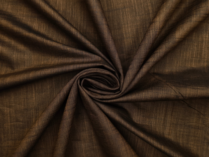 Arvind Tresca 100% Superfine Premium Cotton Shirting Fabric (Brown, Slub Design)