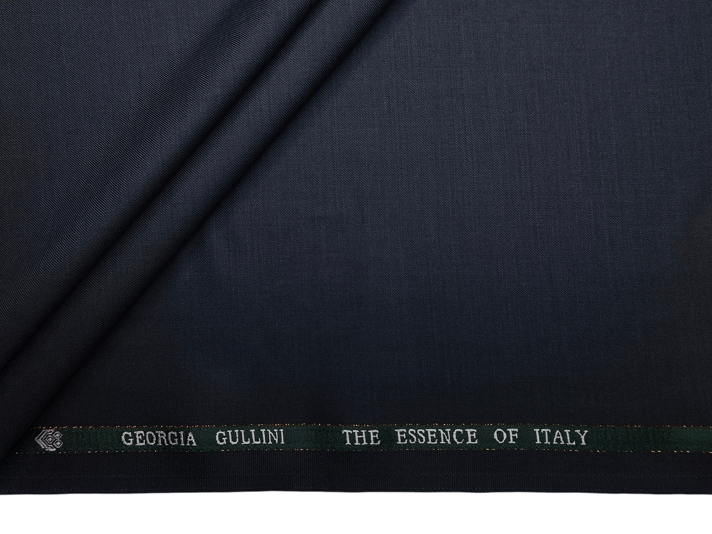 Georgia Gullini Italy Super 120s Merino Wool Blended Suiting Fabric (Subtle Blue, Plain)