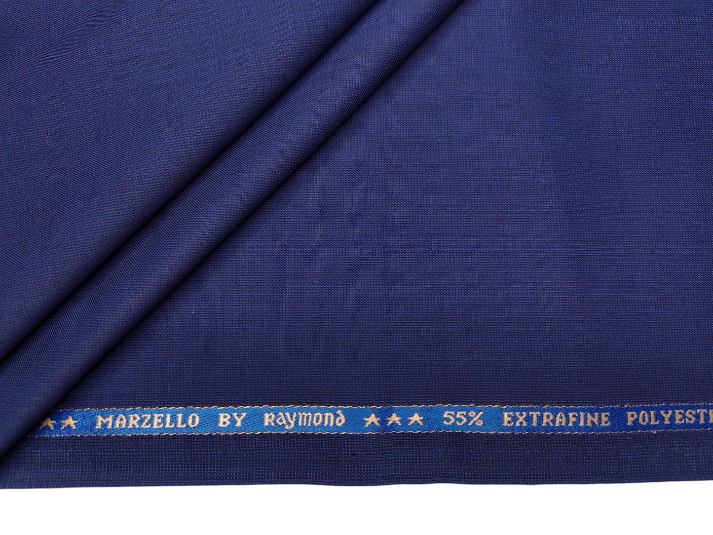 Raymond Marzello Super 110s Wool Blended Premium Suiting Fabric (Royal Blue, Micro Weave)