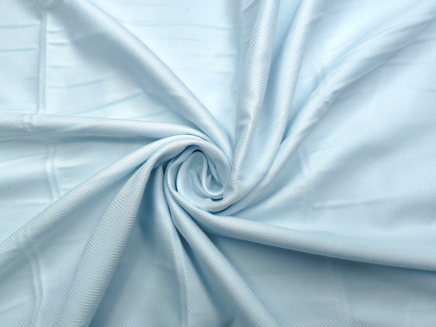 Vercelli Italy 2/120s Finest Supima Cotton Shirting Fabric (Light Blue, Self Patterned)