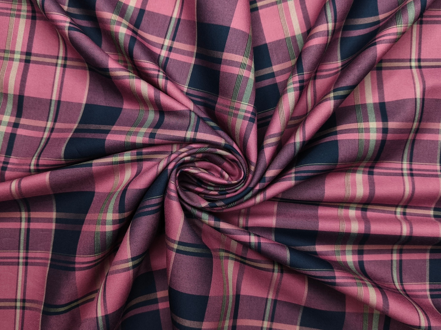 Vercelli Italy 2/100s Finest Supima Cotton Shirting Fabric (Red, Multichecks)
