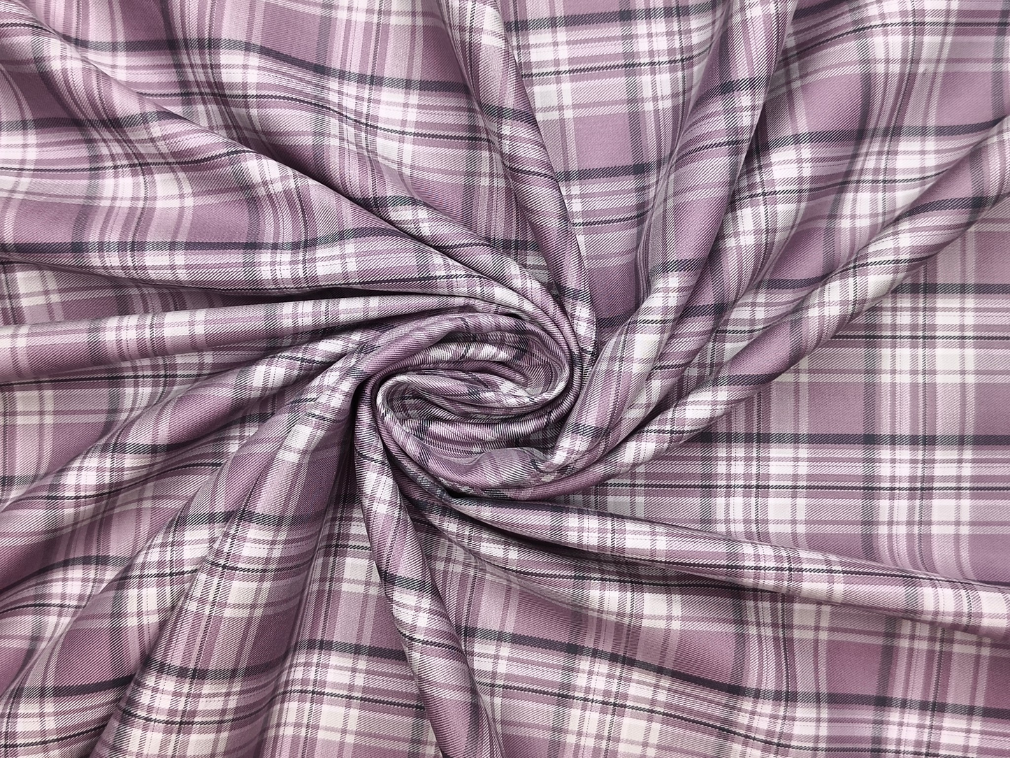 Canetti Italy Premium Tencel Giza Soft Touch Shirting Fabric (Lavender , Checks)
