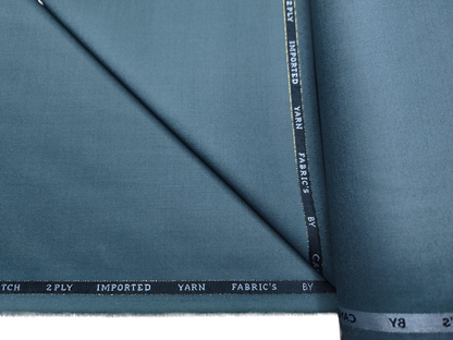 Canetti Italy Premium TR Stretched Suiting Fabric (Pastel Green, Plain)