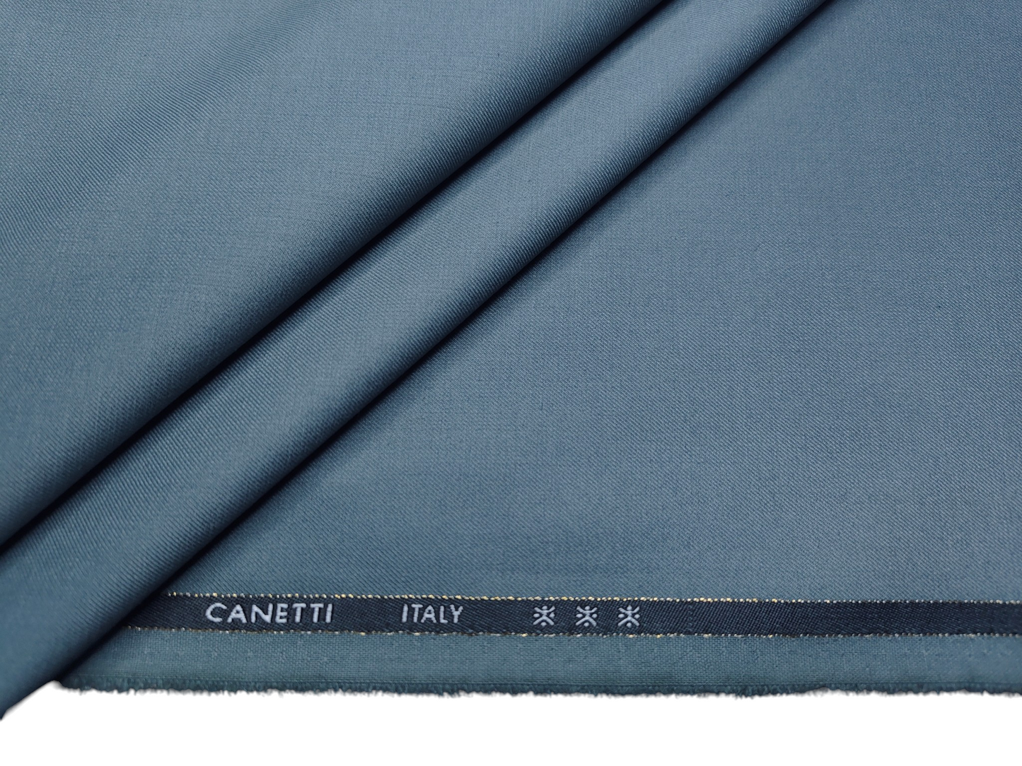 Canetti Italy Premium TR Stretched Suiting Fabric (Pastel Green, Plain)