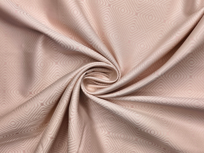 Giza House By Soktas 100% Premium Giza Cotton Shirting Fabric (Peach , Jacquard)