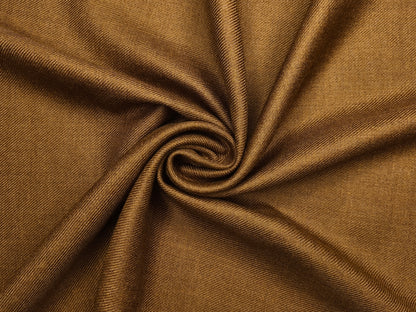 Raymond Wool Blended High GSM Suiting Fabric (Camel Brown, Twill Weave)