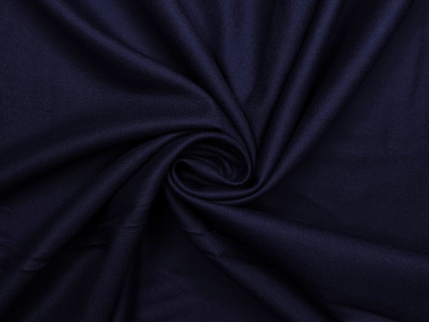 Raymond 100% Wool Super 120s Premium Suiting Fabric (Navy Blue, Plain)