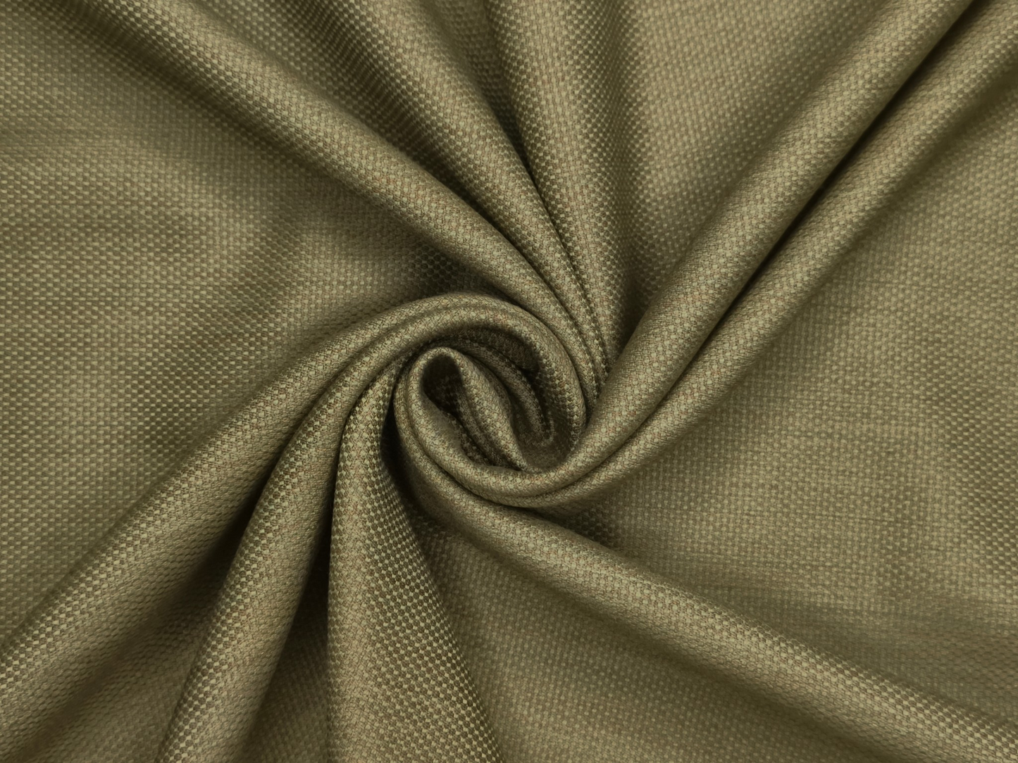 Georgia Gullini Italy Maestro Super 100s Merino Wool Blended Premium Suiting Fabric (Dusty Olive, Textured)