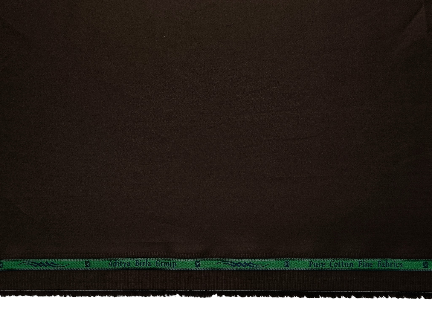 Grasim By Aditya Birla Group 100% Pure Cotton Shirting Fabric (Dark Brown , Plain)
