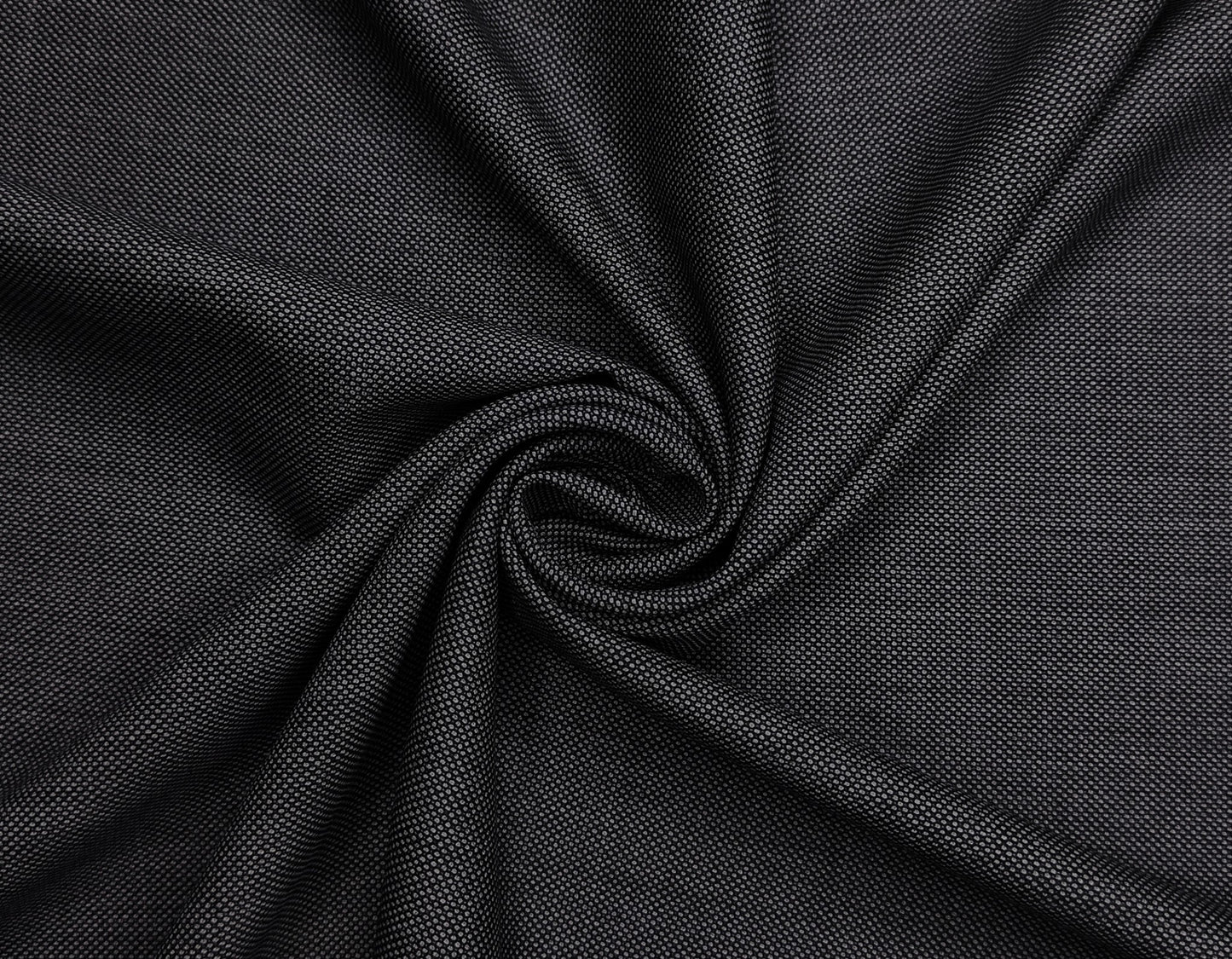 Georgia Gullini Italy Super 160s Wool Blended Premium Suiting Fabric (Grey , Textured)