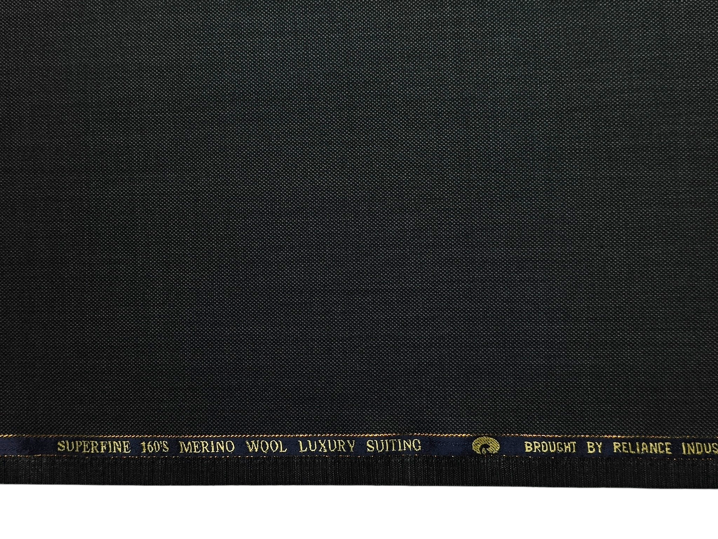 Georgia Gullini Italy Super 160s Wool Blended Premium Suiting Fabric (Dark Grey, Textured)
