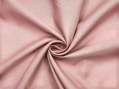 Cotton Linen Blended Premium Shirting Fabric (Peach, Plain)