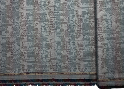 Arvind Bergenia 100% Superfine Premium Cotton Shirting Fabric (Multicolour, Jacquard)