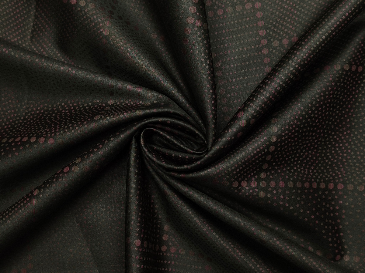 Arvind Bergenia 100% Superfine Premium Cotton Shirting Fabric (Dark Green & Wine, Jacquard)