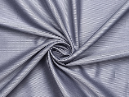 Arvind 2/100s Superfine Premium Cotton Shirting Fabric (Light Bluish Grey, Dobby Design)