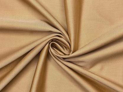 Arvind 2/100s Superfine Premium Cotton Shirting Fabric (Warm Beige, Dobby Design)