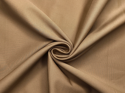 Arvind 100% Cotton Stretched Textured Suiting Fabric (Warm Beige, Textured)