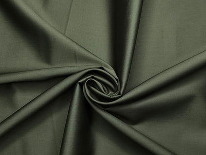 Giza Classé 70s 100% Giza Cotton Premium Shirting Fabric (Dark Olive Green, Plain)