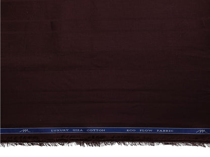 Tessitura Monti Eco Flow Premium Tencel Shirting Fabric (Maroon, Multistripes)