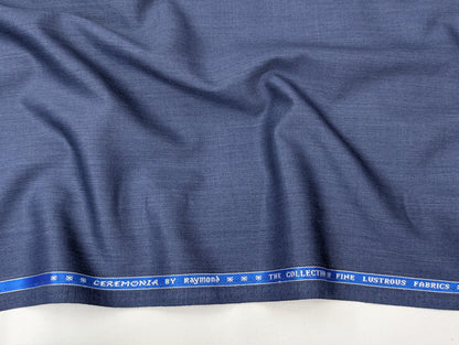 Raymond Wool Blend Unstitched Suiting Fabric (Blue)