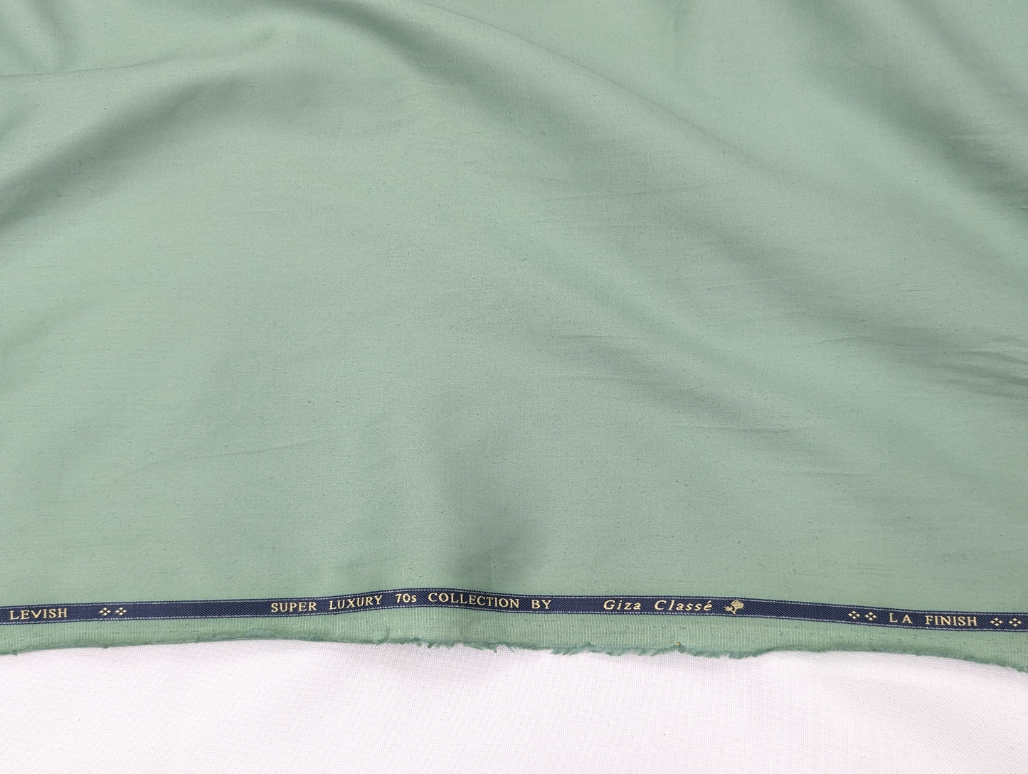 Giza Classé 100% Giza Cotton Shirting Fabric (Pastel Green)