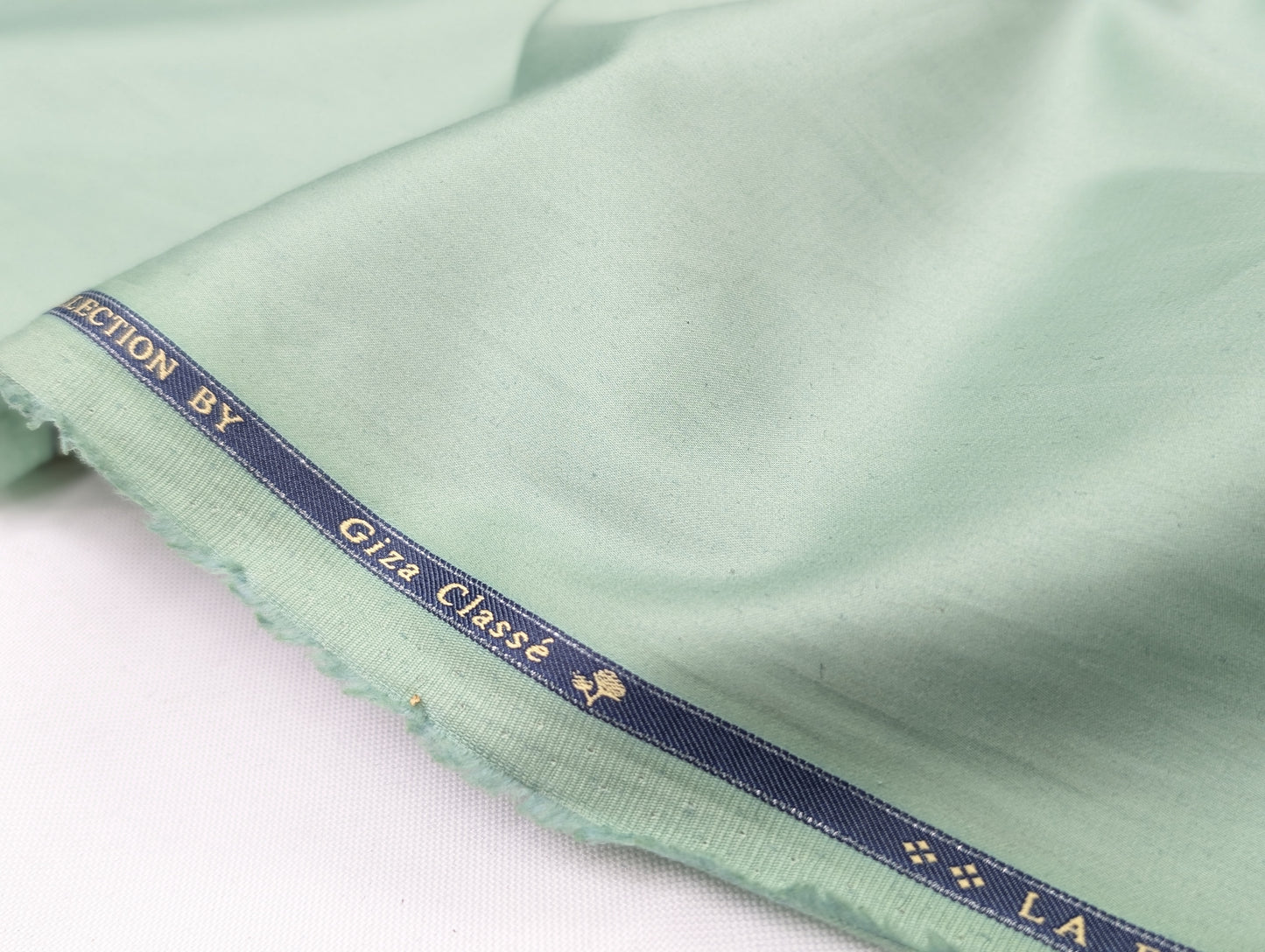 Giza Classé 100% Giza Cotton Shirting Fabric (Pastel Green)