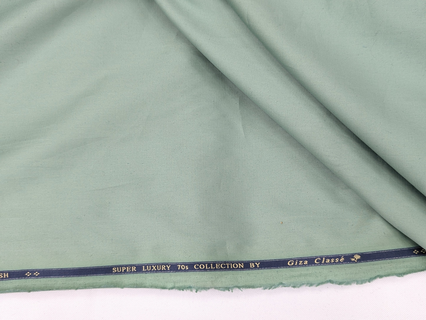 Giza Classé 100% Giza Cotton Shirting Fabric (Pastel Green)