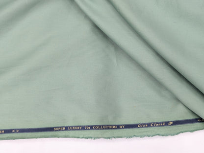 Giza Classé 100% Giza Cotton Shirting Fabric (Pastel Green)