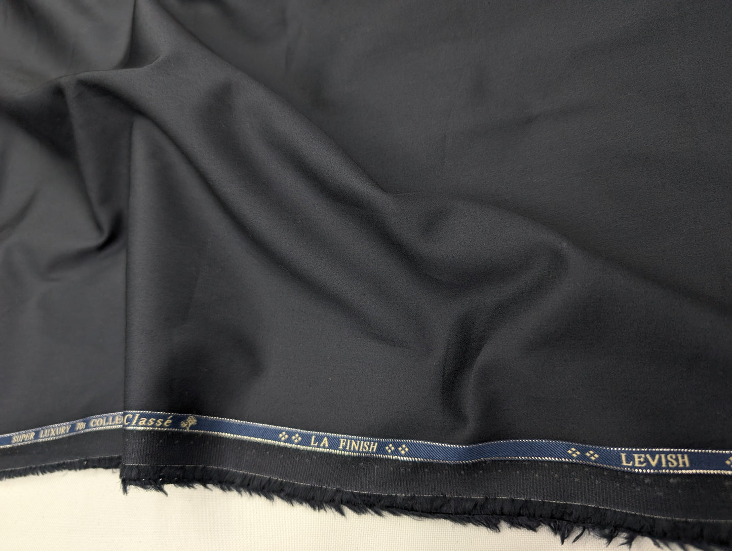 Giza Classé 100% Giza Cotton Shirting Fabric (Navy Blue)