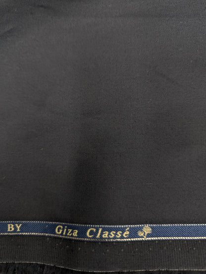 Giza Classé 100% Giza Cotton Shirting Fabric (Navy Blue)