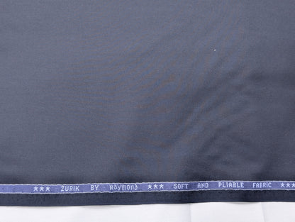 Raymond Polyester Viscose Unstitched Suiting Fabric (Blue)