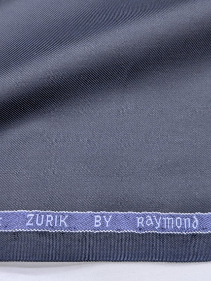 Raymond Polyester Viscose Unstitched Suiting Fabric (Blue)