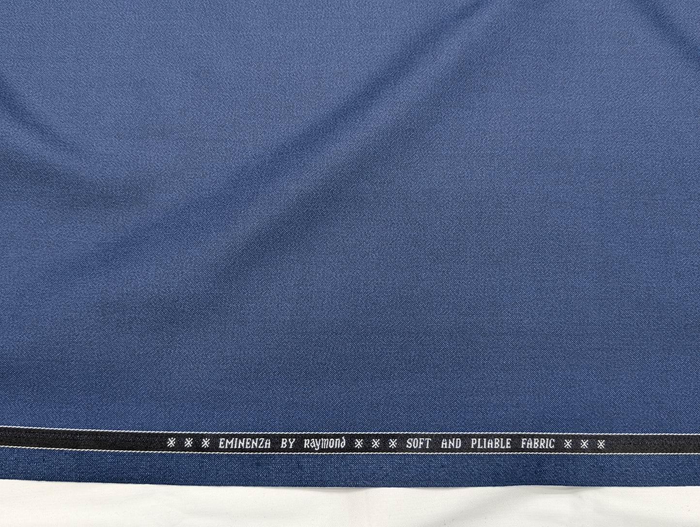 Raymond Polyester Viscose Unstitched Suiting Fabric (Royal Blue)