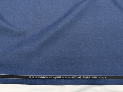 Raymond Polyester Viscose Unstitched Suiting Fabric (Royal Blue)