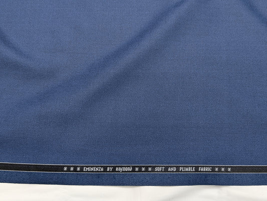 Raymond Polyester Viscose Unstitched Suiting Fabric (Royal Blue)